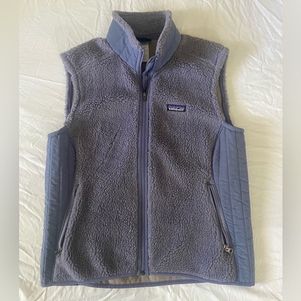 Patagonia Purple Retro X Vest size Large.